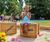 Olm Small Seat Box - outdoor robinia wood bench for playgrounds 2