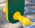 eibe double spring frog rocker - wood and steel playground seesaw for kids 7