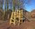 Lycon 1 play unit, solo - outdoor wood playground climbing structure 2