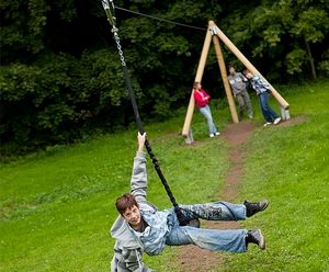 Montana - zip wire aerial cableway 20m for hill