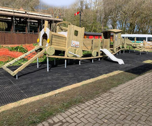 Play train installed at Victorian country park - Wales