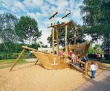 Santa Maria timber play ship - on this page