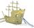 Santa Maria timber play ship 7