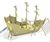 Santa Maria timber play ship 10