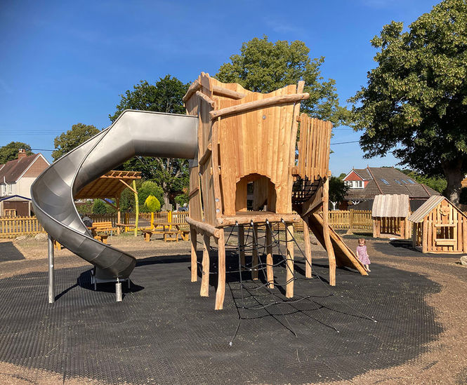 Creating a wild adventure themed accessible play area