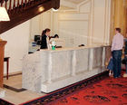Bespoke granite reception desks