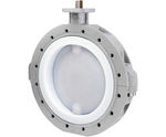 GEMÜ 490 - PFA-lined butterfly valve with bare shaft
