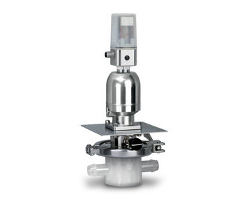 Single-use diaphragm valves for pharmaceutical processes