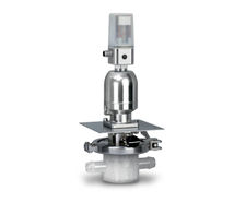 Single-use diaphragm valves for pharmaceutical processes