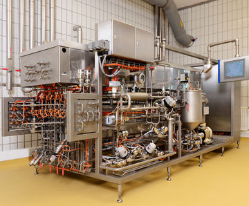 GEMÜ valves for UHT dairy test plant
