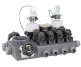 GEMÜ P600 M-Block plastic multi-port valve block - on this page