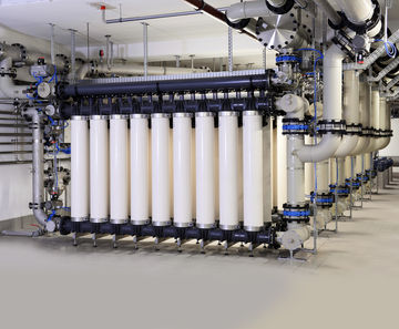 Valves for water ultra-filtration and softening at Niedernhall Waterworks