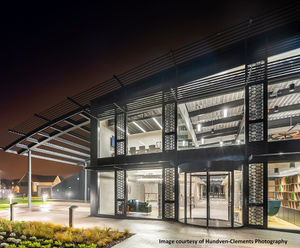 Automatic doors for environmentally-friendly entrance