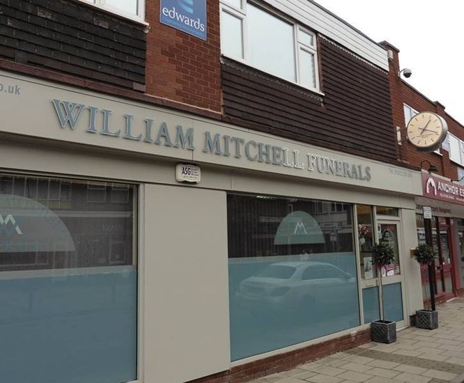 Funeral Home exterior drum clock Good Directions