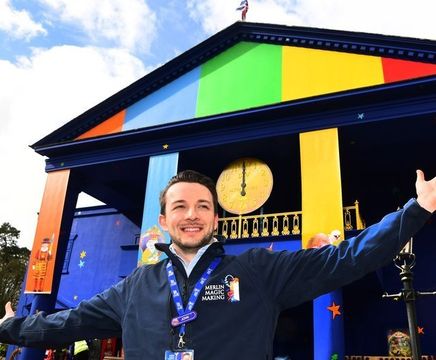 Bespoke clock for 'World of David Walliams' theme ride