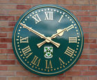 Exterior clock - Chorley Golf Clubhouse