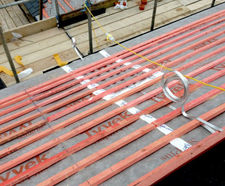 Roofing battens for new development at Eton College