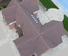 Handmade Clay plain tiles for conservation area cottage