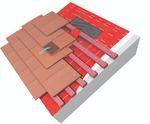Contour in-line roof tile vents
