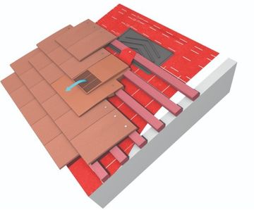 Contour in-line roof tile vents
