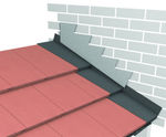 Dry fix roof soakers for use with flat tiles