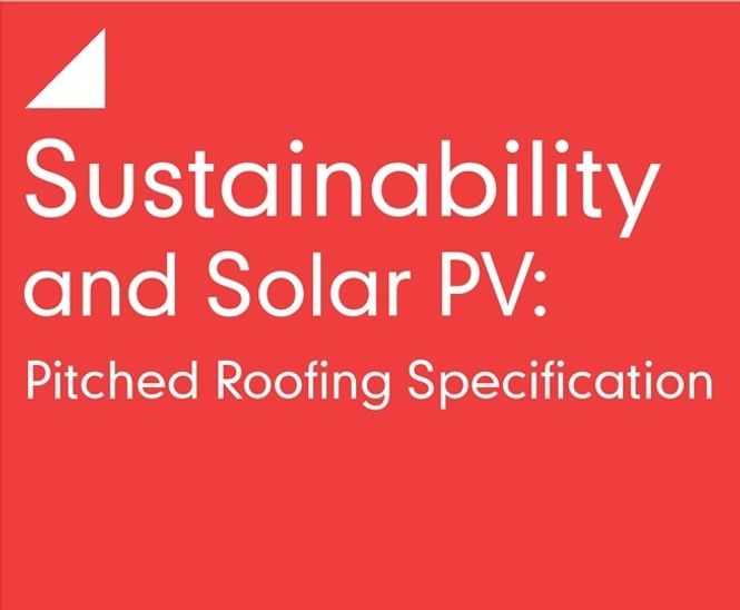 Sustainability and solar PV for pitched roofs