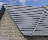 Edgemere interlocking concrete slate-like roof tiles - on this page