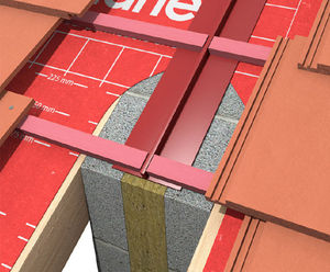 Roof Defence intumescent roof fire barrier
