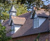 Handmade clay plain roof tiles for Chester Zoo - on this page