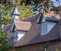 Handmade clay plain roof tiles for Chester Zoo