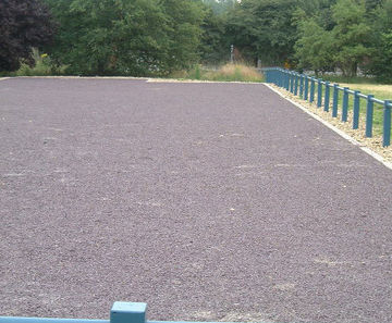 Plum Pave slate self-binding gravel
