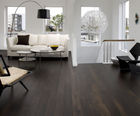 Wide board oak hardwood flooring
