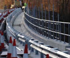 Kee Klamp® permanent guardrail for highway