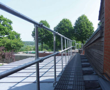 Safe roof access for Bradfield College staff