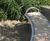 Shoreline SL007 curved stainless steel and timber bench 3
