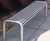 BL100 Bench - contemporary steel bench for schools and universities 2