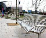 West Bromwich Metro Plaza - seating and railing - on this page