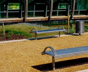 Centerline CL006 contemporary steel bench