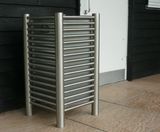 Baseline BL048 open-top stainless steel litter bins - on this page