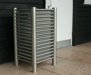 Baseline BL048 open-top stainless steel litter bins
