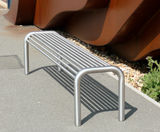 BL100 Bench - contemporary steel bench for schools and universities - on this page