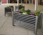 Baseline BLPL stainless steel rectangular planters