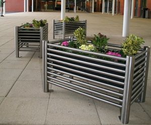 Baseline BLPL stainless steel rectangular planters
