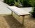Shoreline SL006 contemporary steel and timber bench 2