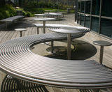 Co-ordinated outdoor furniture - Rooks Heath College - on this page