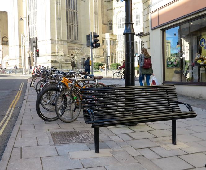 Outdoor seating for Park Street, Bristol