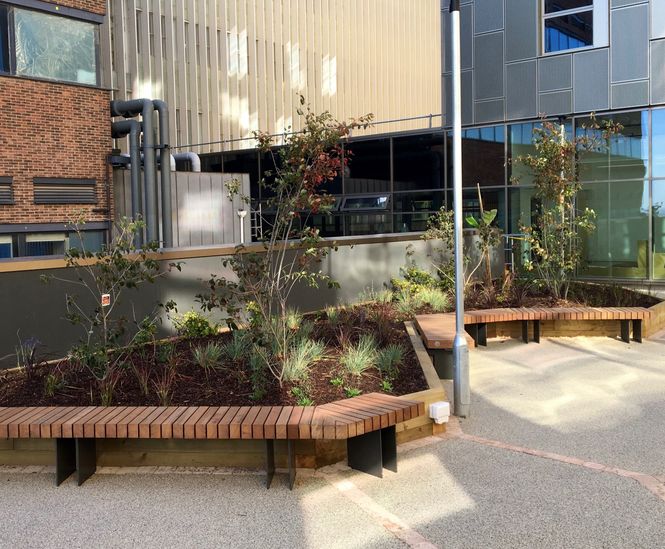 New iroko bench range for the Living Systems Institute