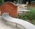 CL007 Bench - wave form curved steel outdoor bench 9