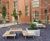 Campus Co-ordinated Furniture - aluminium and timber outdoor furniture set 1