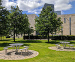 Bespoke stainless steel picnic tables for green spaces